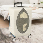 1-Piece Geometric Abstract Black White Minimalist Art Chic Modern  Suitcase Luggage Cover, Stretch Protective Sleeve
