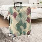 1-Piece Abstract Geometric Colorful Modern Stylish Elegant  Suitcase Luggage Cover, Stretch Protective Sleeve