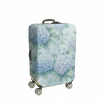 1-Piece Floral Hydrangea Leaf Pastel Nature Artistic  Suitcase Luggage Cover, Stretch Protective Sleeve