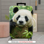 1-Piece Panda Forest Nature Wildlife Cute Animal  Suitcase Luggage Cover, Stretch Protective Sleeve