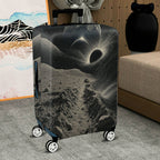 1-Piece Space Galaxy Moon Planet Astronomy Cosmic  Suitcase Luggage Cover, Stretch Protective Sleeve