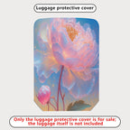 1-Piece Floral Artistic Pastel Dreamy Elegant Luggage  Suitcase Luggage Cover, Stretch Protective Sleeve