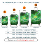 1-Piece Cosmic Stardust Galaxy Universe Inspirational Nebula  Suitcase Luggage Cover, Stretch Protective Sleeve