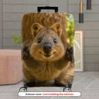1-Piece Quokka Animal Nature Cuteness Forest Joy  Suitcase Luggage Cover, Stretch Protective Sleeve