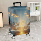 1-Piece Sunrise Sky Cloud Landscape Sunshine Travel  Suitcase Luggage Cover, Stretch Protective Sleeve
