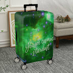 1-Piece Cosmic Stardust Galaxy Universe Inspirational Nebula  Suitcase Luggage Cover, Stretch Protective Sleeve