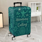 1-Piece Adventure Tribal Nature Floral Pattern  Suitcase Luggage Cover, Stretch Protective Sleeve