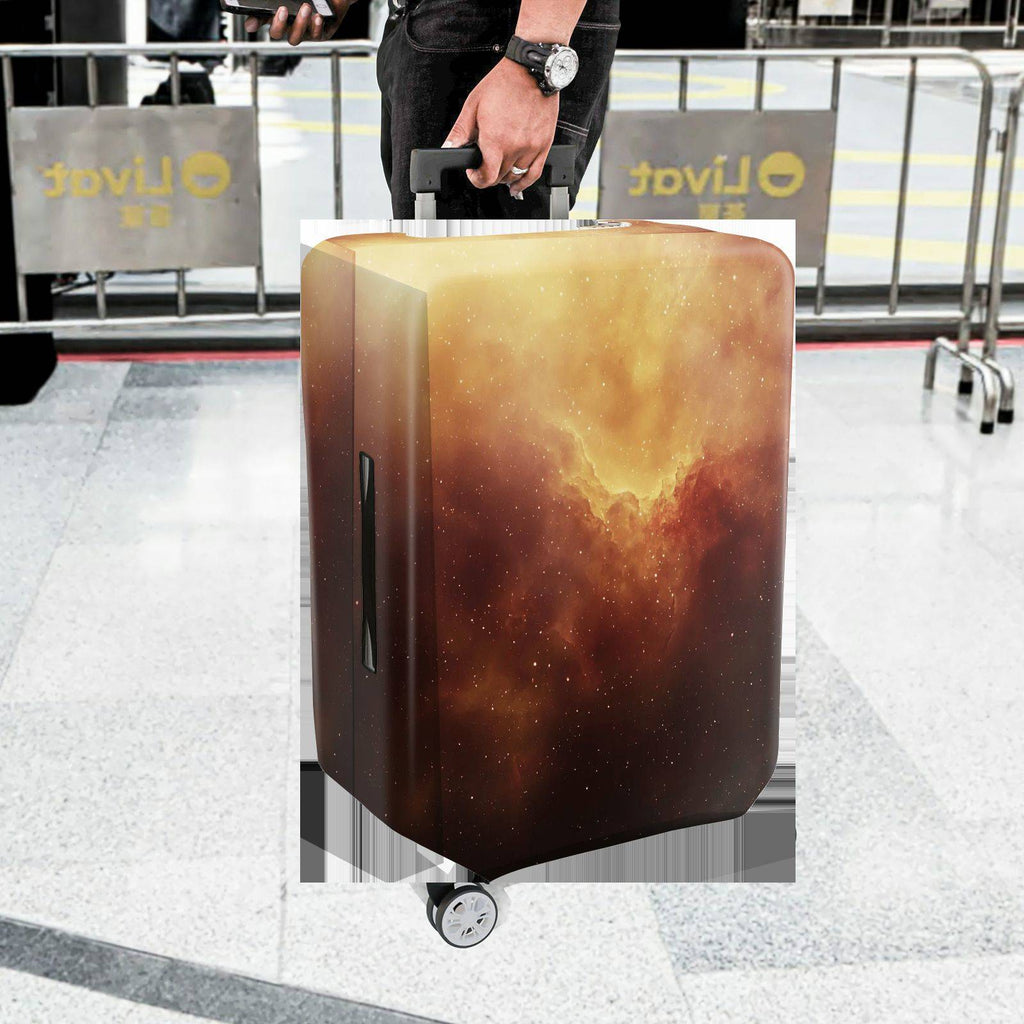1-Piece Galaxy Nebula Cosmic Starry Universe Astral  Suitcase Luggage Cover, Stretch Protective Sleeve