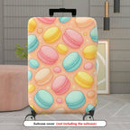 1-Piece Macaron Pastel Cute Colorful Fun Pattern  Suitcase Luggage Cover, Stretch Protective Sleeve