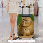 1-Piece Prairie Dog Animal Hug Cute Wildlife Nature Love  Suitcase Luggage Cover, Stretch Protective Sleeve