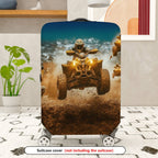 1-Piece Adventure Motorsport Racing Off-road Extreme Action  Suitcase Luggage Cover, Stretch Protective Sleeve