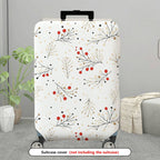 1-Piece Holiday Colorful Festive Pattern Branches  Suitcase Luggage Cover, Stretch Protective Sleeve