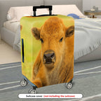 1-Piece Animal Nature Wildlife Cute Calf Fun  Suitcase Luggage Cover, Stretch Protective Sleeve
