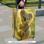 1-Piece Cute Koala Tree Forest Nature  Suitcase Luggage Cover, Stretch Protective Sleeve