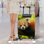 1-Piece Red Panda Animal Nature Wildlife Cute Forest  Suitcase Luggage Cover, Stretch Protective Sleeve