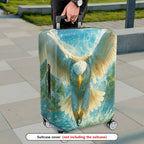 1-Piece Eagle Nature Water Flight Artistic Majestic  Suitcase Luggage Cover, Stretch Protective Sleeve