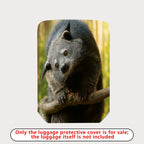 1-Piece Cute Animal Nature Wildlife Fun Decorative  Suitcase Luggage Cover, Stretch Protective Sleeve