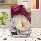 1-Piece Floral Peony Vintage Art Elegant Stylish  Suitcase Luggage Cover, Stretch Protective Sleeve