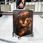 1-Piece Galaxy Nebula Space Swirl Cosmic  Suitcase Luggage Cover, Stretch Protective Sleeve