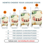 1-Piece Colorful Cute  Caterpillar Animal Fun Playful  Suitcase Luggage Cover, Stretch Protective Sleeve