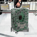 1-Piece Alien  Space Outer World Cosmic  Suitcase Luggage Cover, Stretch Protective Sleeve