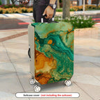 1-Piece Abstract Texture Art Marble Pattern  Suitcase Luggage Cover, Stretch Protective Sleeve