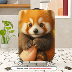 1-Piece Cute Adorable Red Panda Animal Nature Wildlife  Suitcase Luggage Cover, Stretch Protective Sleeve