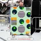 1-Piece Abstract Geometric Colorful Vibrant Playful Pattern  Suitcase Luggage Cover, Stretch Protective Sleeve