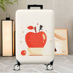 1-Piece Apple Ant  Artistic Fun Modern Stylish  Suitcase Luggage Cover, Stretch Protective Sleeve