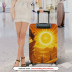1-Piece Eagle Sun Landscape Nature Scenic Majestic  Suitcase Luggage Cover, Stretch Protective Sleeve