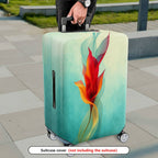 1-Piece Abstract Floral Artistic Colorful Elegant Vibrant  Suitcase Luggage Cover, Stretch Protective Sleeve