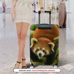 1-Piece Cute Animal Nature Red Panda Wildlife Forest  Suitcase Luggage Cover, Stretch Protective Sleeve