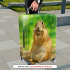 1-Piece Cute Animal Prairie Dog Nature Wildlife Art  Suitcase Luggage Cover, Stretch Protective Sleeve