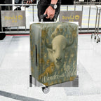 1-Piece Animal Buffalo Deer Wolf Rabbit Fox  Suitcase Luggage Cover, Stretch Protective Sleeve