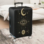 1-Piece Mystic Cosmic Eye Moon Starry Universe Constellation  Suitcase Luggage Cover, Stretch Protective Sleeve