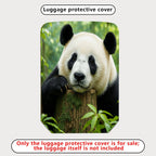 1-Piece Panda Forest Nature Wildlife Cute Animal  Suitcase Luggage Cover, Stretch Protective Sleeve