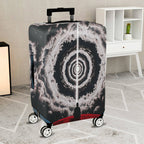 1-Piece Meditation Cosmic Vortex Storm Abstract Artistic  Suitcase Luggage Cover, Stretch Protective Sleeve