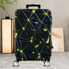 1-Piece Geometric  Luminous Reflective Modern Abstract  Suitcase Luggage Cover, Stretch Protective Sleeve