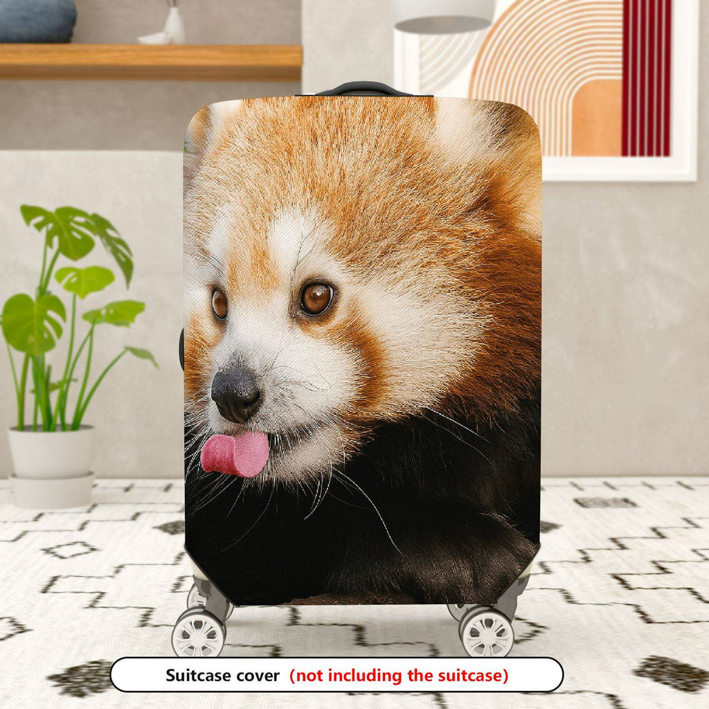 1-Piece Red Panda Cute Animal Wildlife Nature Fun  Suitcase Luggage Cover, Stretch Protective Sleeve