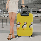1-Piece Yellow Puffin Bird Animal  Cute Fun  Suitcase Luggage Cover, Stretch Protective Sleeve
