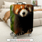 1-Piece Red Panda Animal Nature Cute Wildlife Travel  Suitcase Luggage Cover, Stretch Protective Sleeve