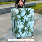 1-Piece Tropical Palm Trees Sky Print Travel Holiday Nature  Suitcase Luggage Cover, Stretch Protective Sleeve