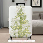 1-Piece Christmas Tree Bow  Holiday Decorative  Suitcase Luggage Cover, Stretch Protective Sleeve