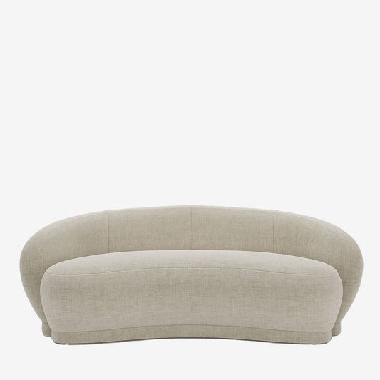 Canapé design tissu beige Bianca