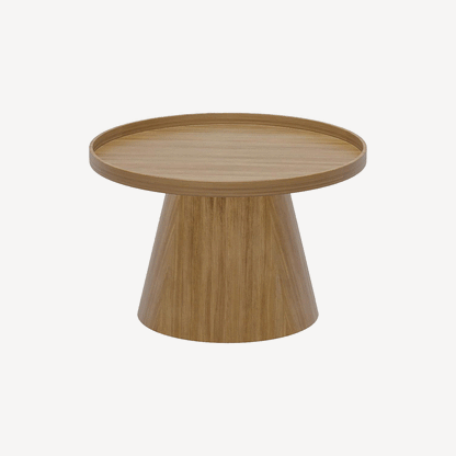 Table d'appoint ronde en bois