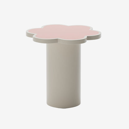 Table d'appoint fleur coloris rose Flora
