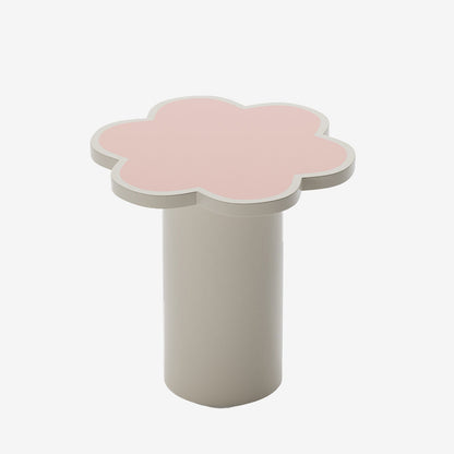 Table d'appoint fleur coloris rose Flora