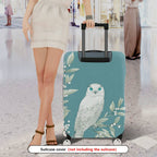1-Piece Nature Floral Bird Animal Owl  Suitcase Luggage Cover, Stretch Protective Sleeve