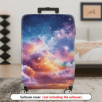 1-Piece Galaxy Stars Clouds Nebula Cosmic Space  Suitcase Luggage Cover, Stretch Protective Sleeve
