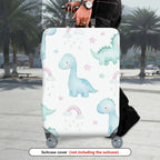 1-Piece Cute  Dinosaur Rainbow Star Cloud  Suitcase Luggage Cover, Stretch Protective Sleeve